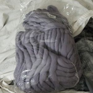One bag of large yarn.